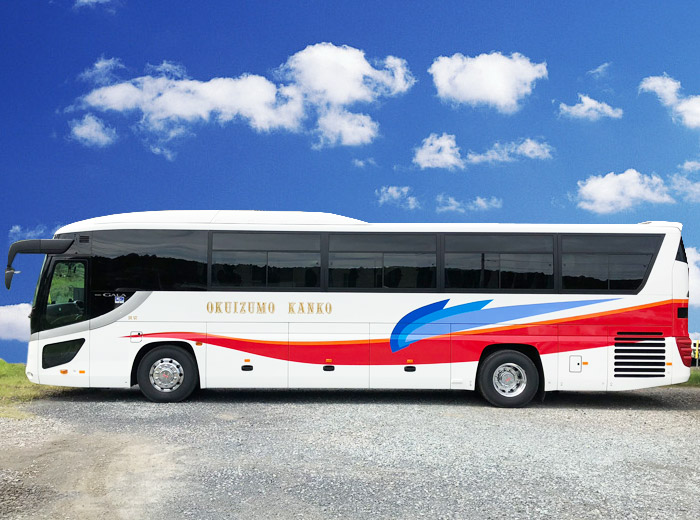 60名乗りの大型観光バス