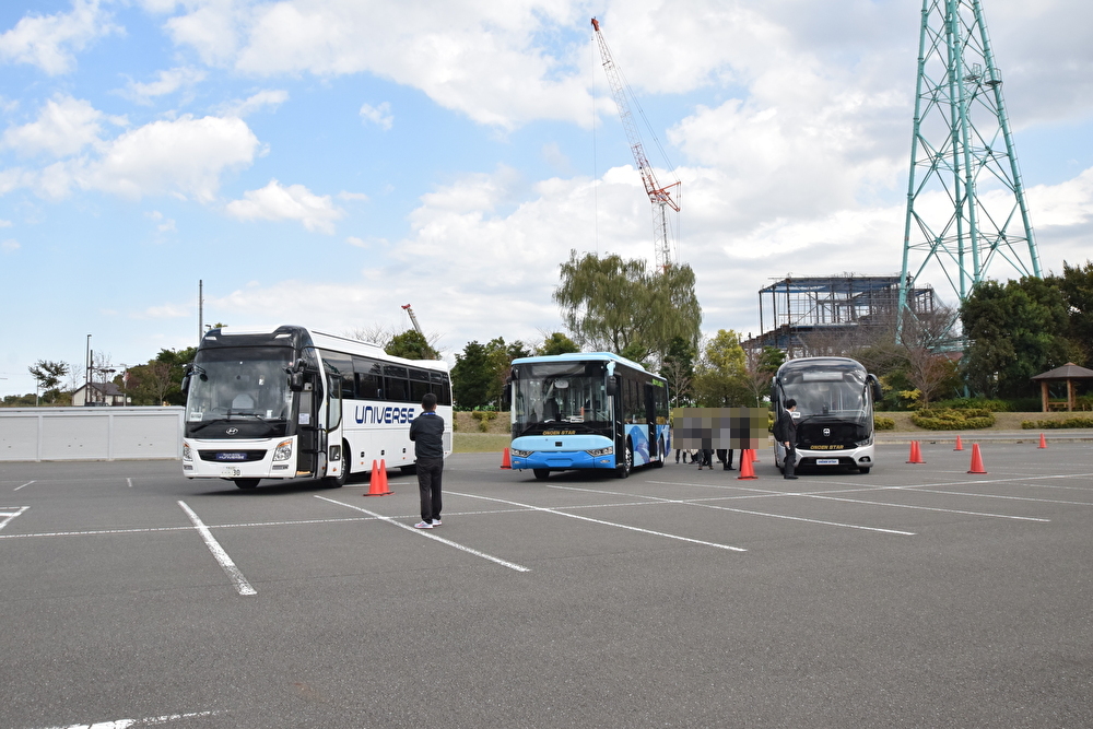 昨年提供された運転体験車両