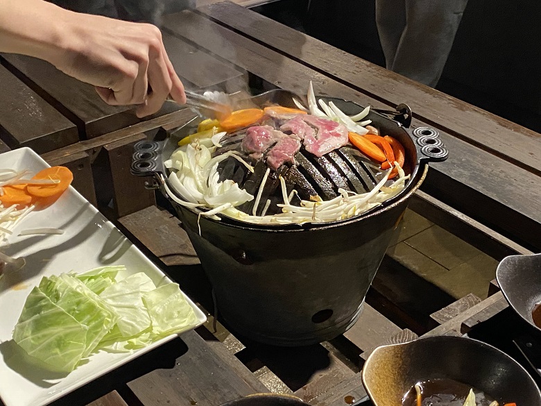 岩手県遠野式ジンギスカン