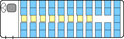 大型バスの座席表