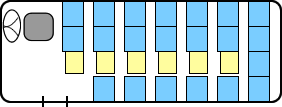 小型マイクロバス座席表