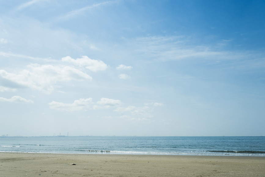 美浜区の海