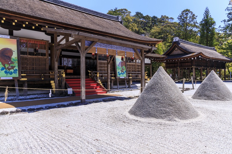 賀茂別雷神社・立砂