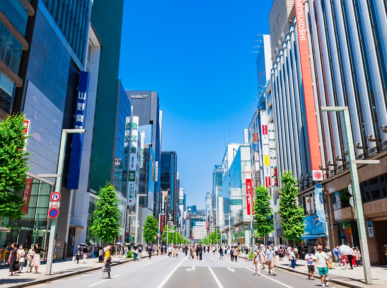 銀座の歩行者天国