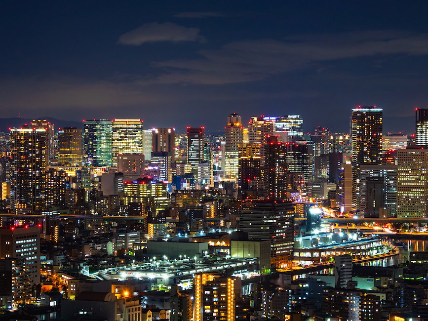 梅田の夜景