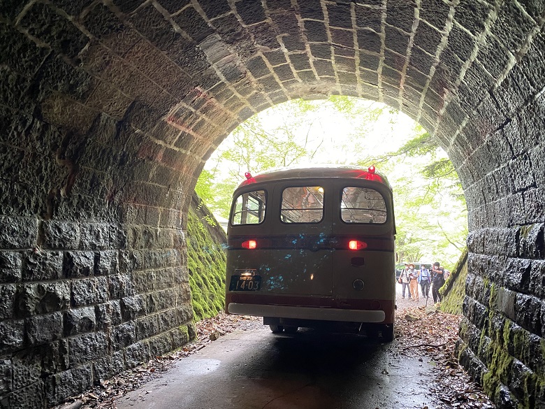 トンネルの中からパチリ