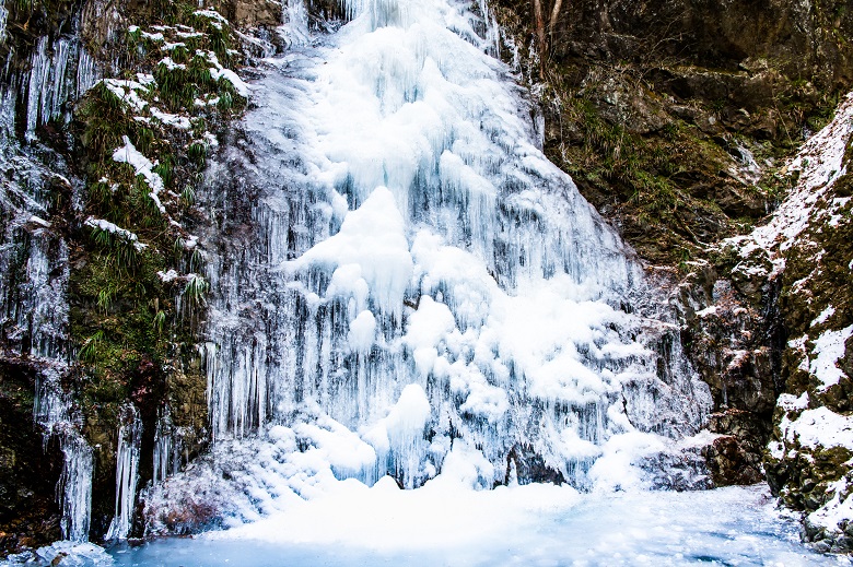 払沢の滝・氷瀑