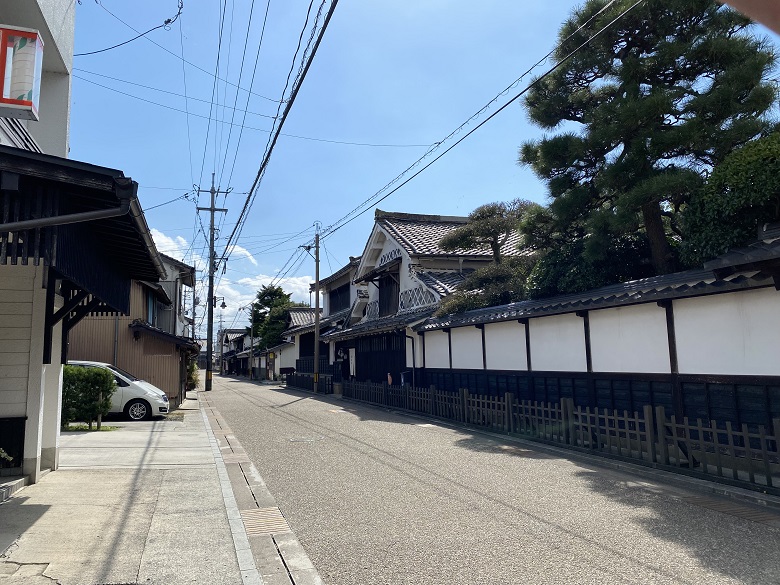 出雲市平田町にある「木綿街道」