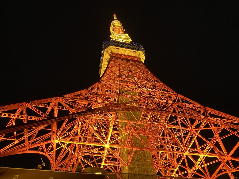 迫力の東京タワー夜景