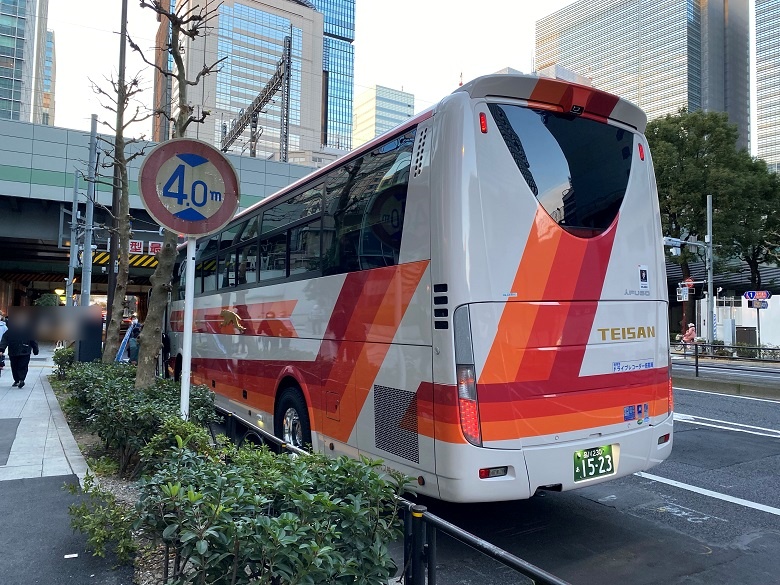 帝産観光バスは三菱ふそう車がほとんど