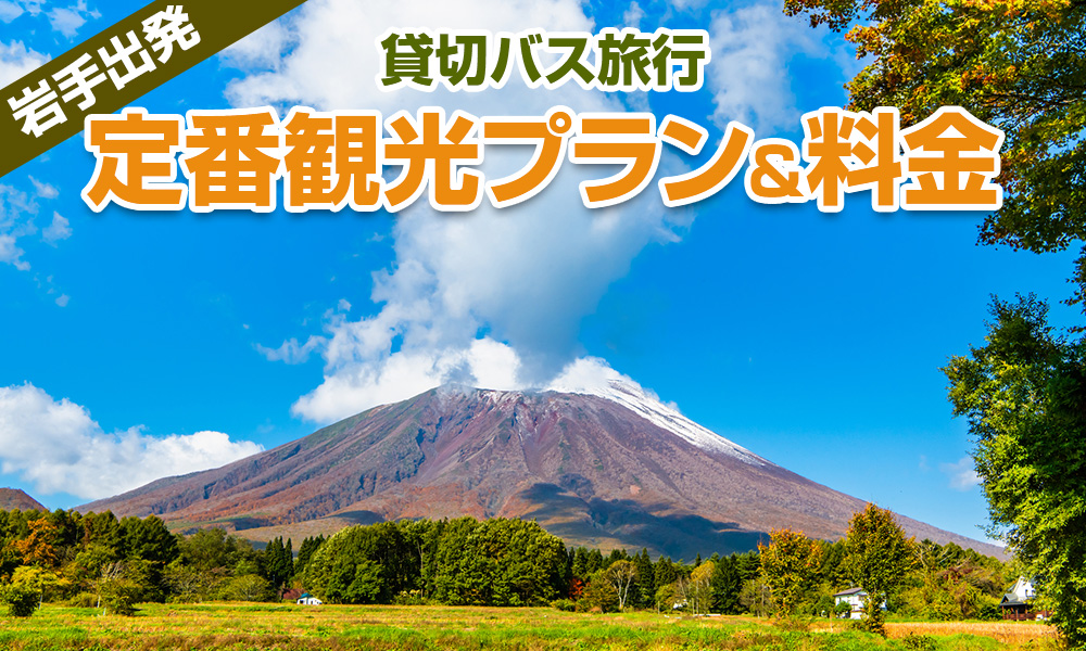 【2023年】岩手出発で楽しむ貸切バス旅行！定番の観光プラン＆料金をご紹介