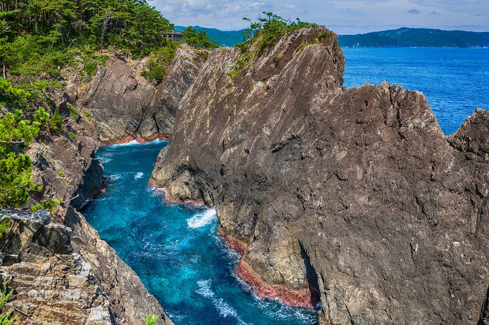 碁石海岸・雷岩乱曝谷