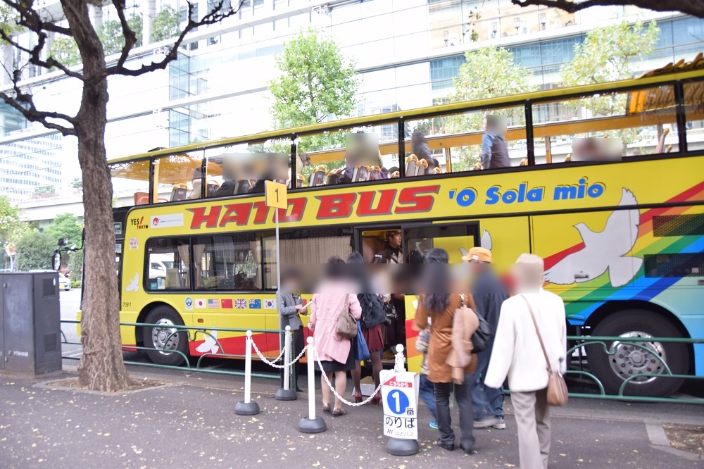 はとバスの2階建てオープントップバス「オ～ソラミオ！」東京いちょう回廊ツアーに行ってきた