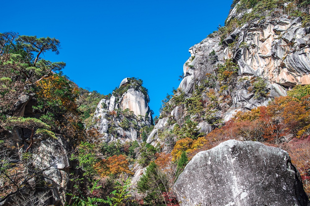 紅葉の名所でもある昇仙峡