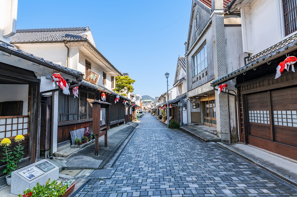 柳井市「白壁の街並み」