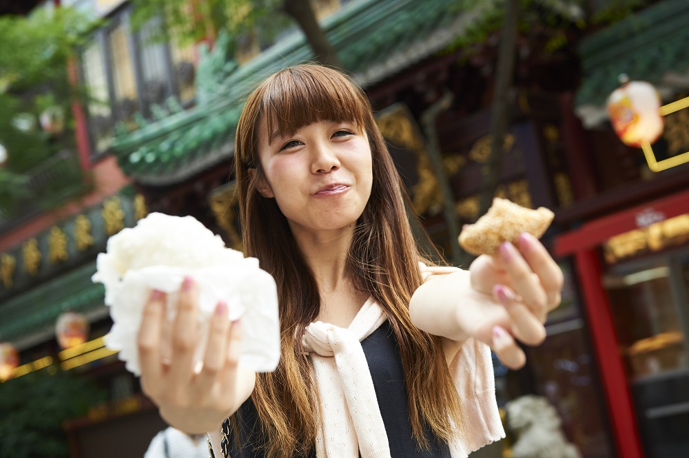 横浜中華街で食べ歩き