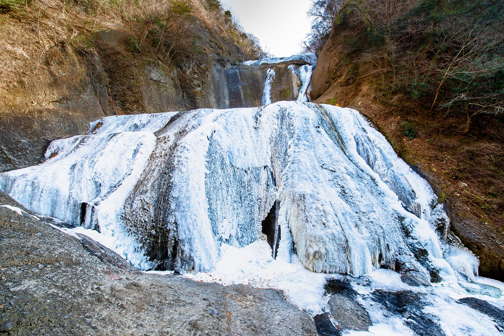 袋田の滝の氷瀑