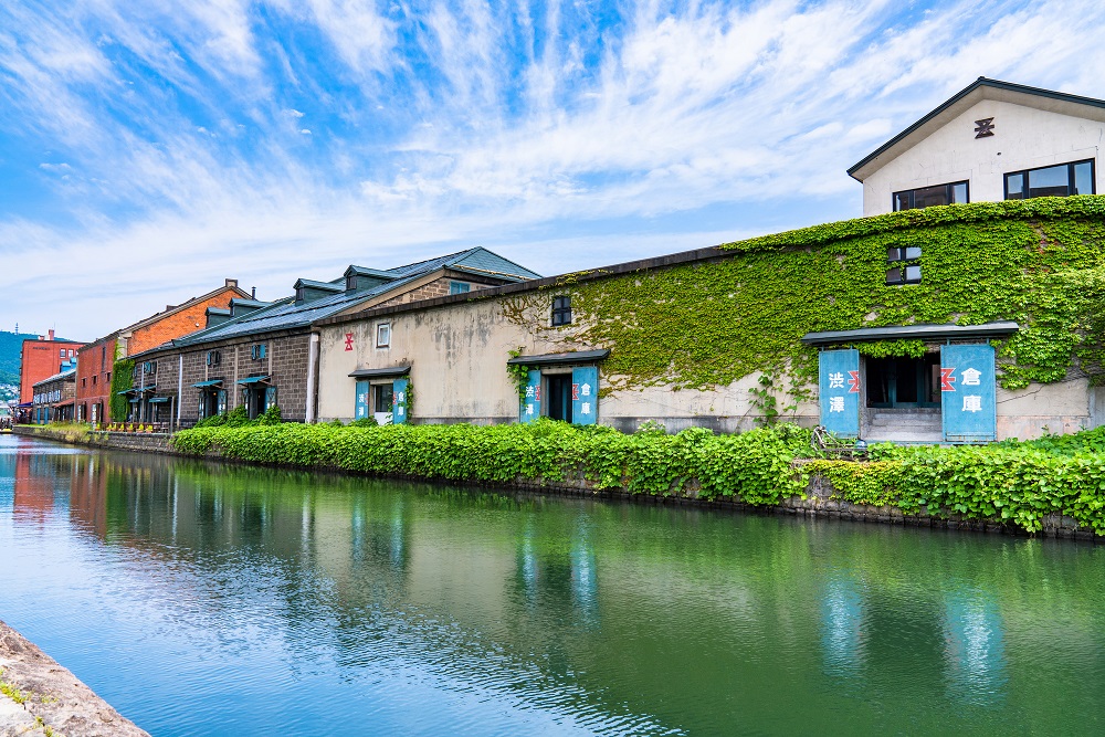 小樽運河の倉庫街