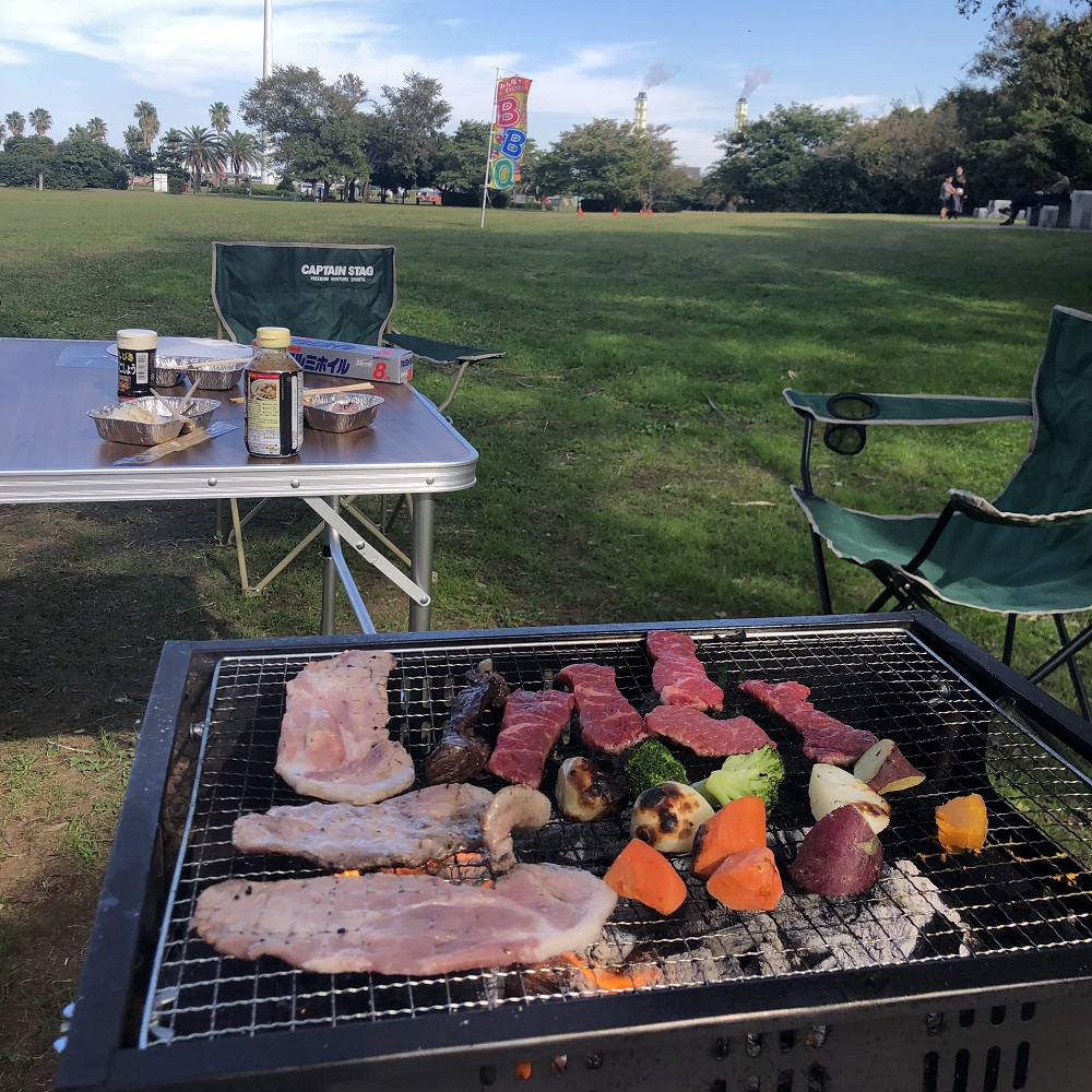 袖ケ浦海浜公園BBQは機材レンタルもあり