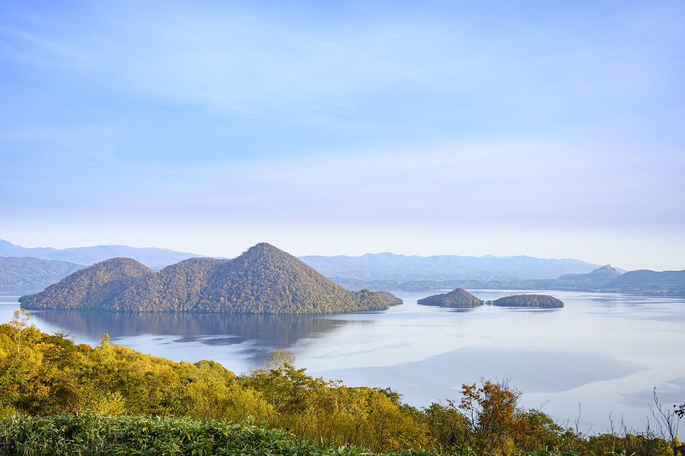 洞爺湖（サイロ展望台からの眺め）