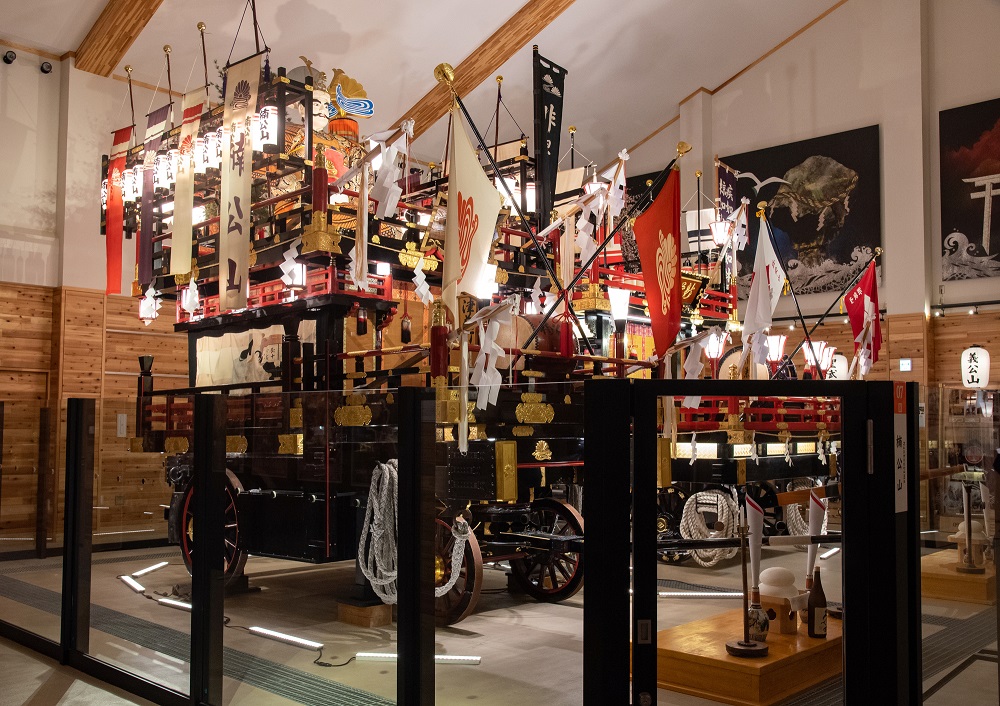 江差山車会館の展示山車