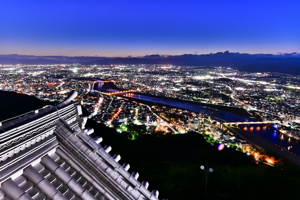 岐阜城パノラマ夜景