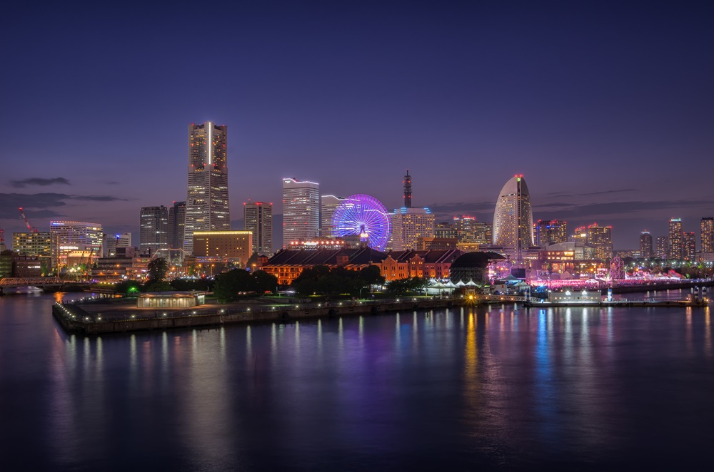 横浜大桟橋夜景