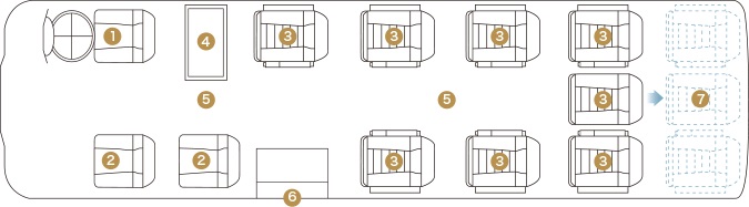 座席レイアウト