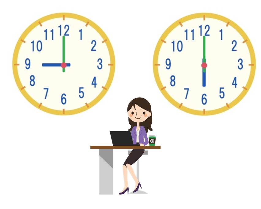 一般企業にお勤めの場合は9時間労働
