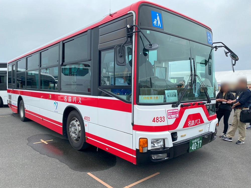 エバスペヒャーミクニクライメットコントロールシステムズ・ドライバー用クーラー搭載車「三菱ふそうエアロスターMP(名鉄バス)」