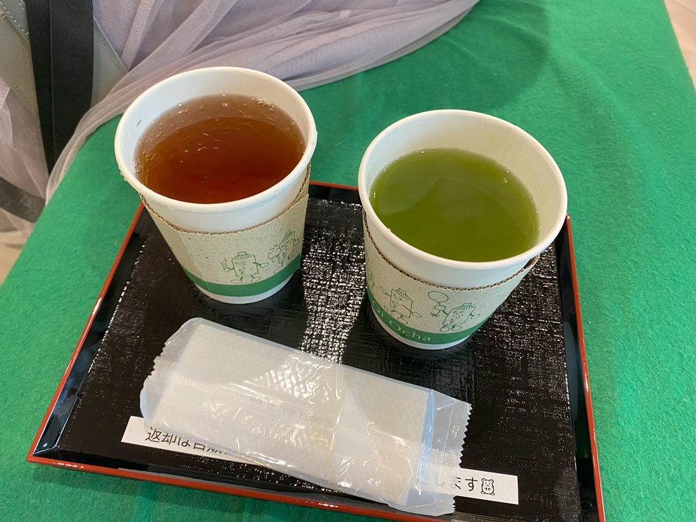 会席ほうじ茶と抹茶あわせ玄米茶