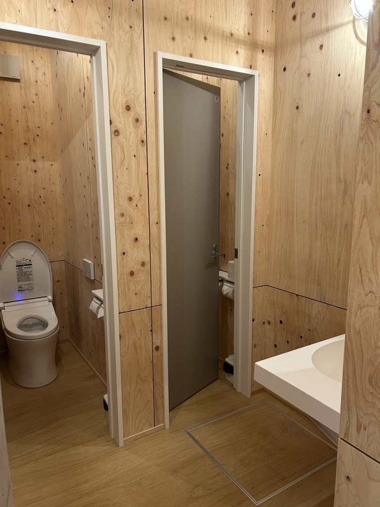 トイレもきれいでありがたい