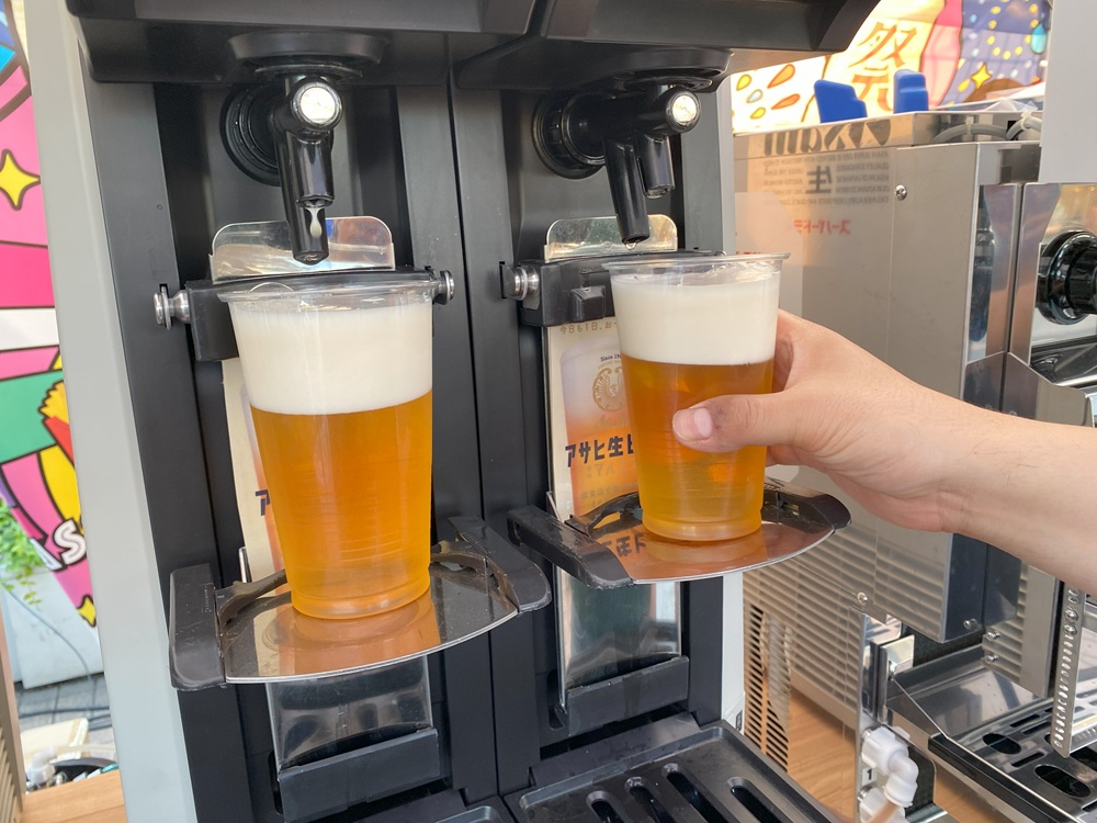 泡もつくれる生ビールサーバー