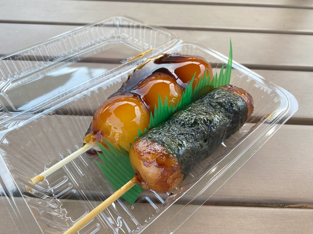 越後だんご みたらしとのり醬油だんご