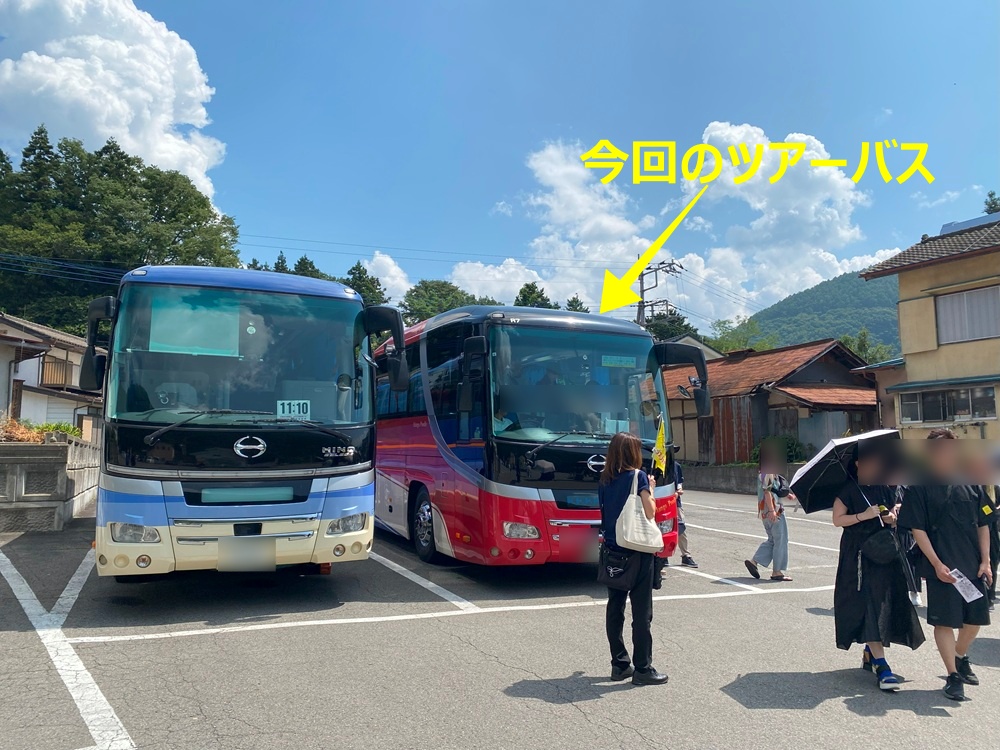 今回のツアーバスは東栄運輸「東栄観光バス」