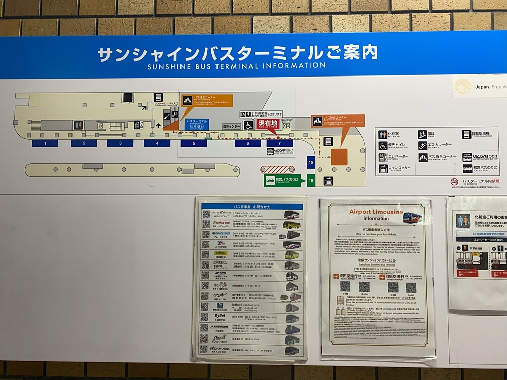 高速バスやリムジンバスも発着する