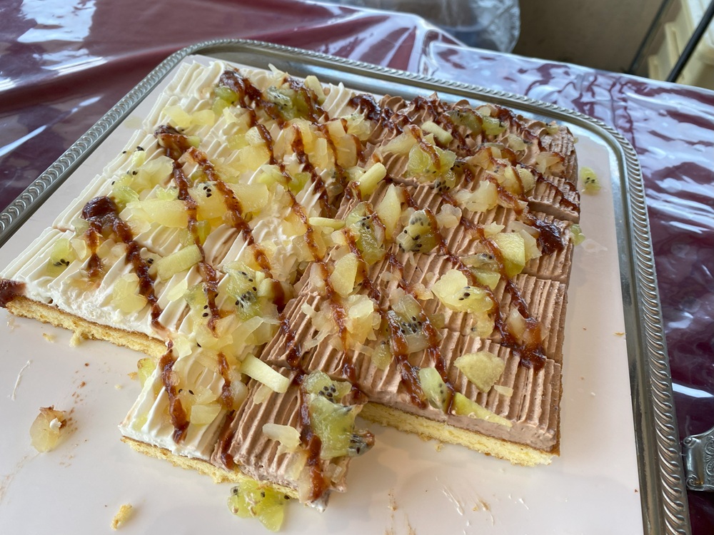 フルーツを使ったケーキ