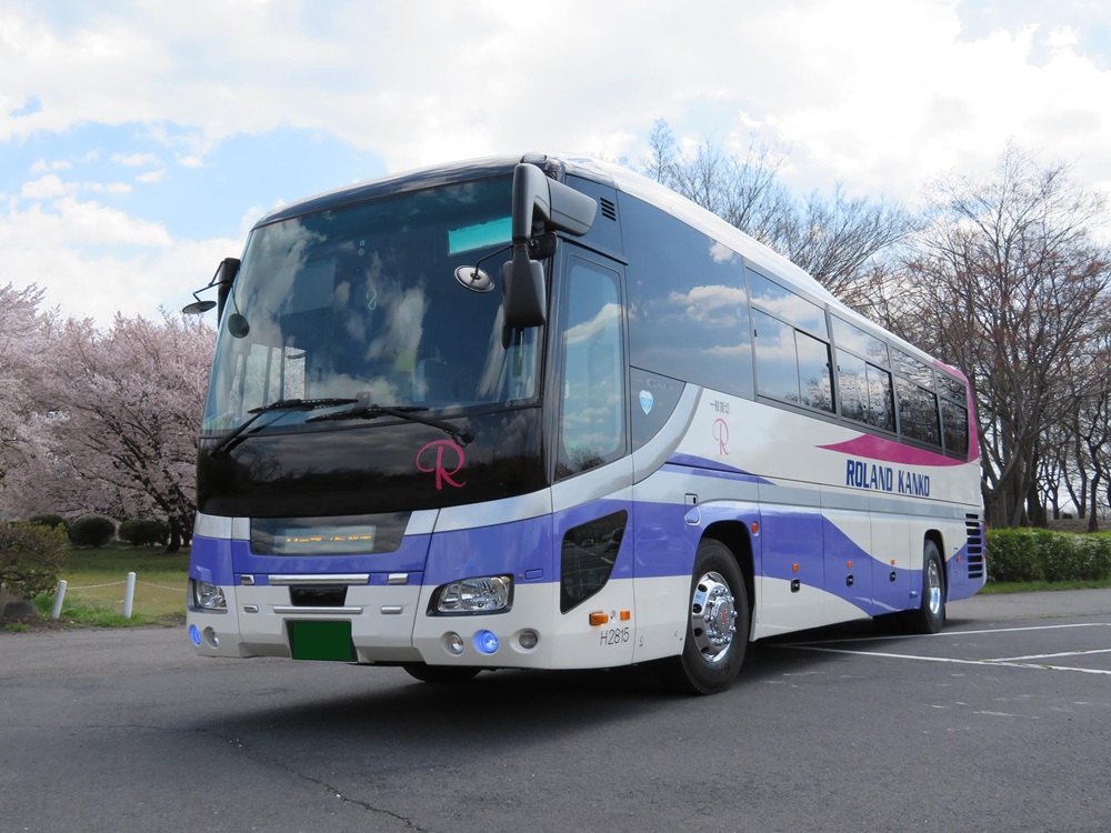 ローランド観光バス（群馬県渋川市）はセーフティバス三ツ星事業者、旅行相談もOK！
