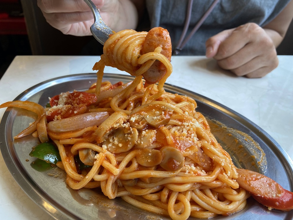 イチオシの「スパゲッティ・ナポレターナ」