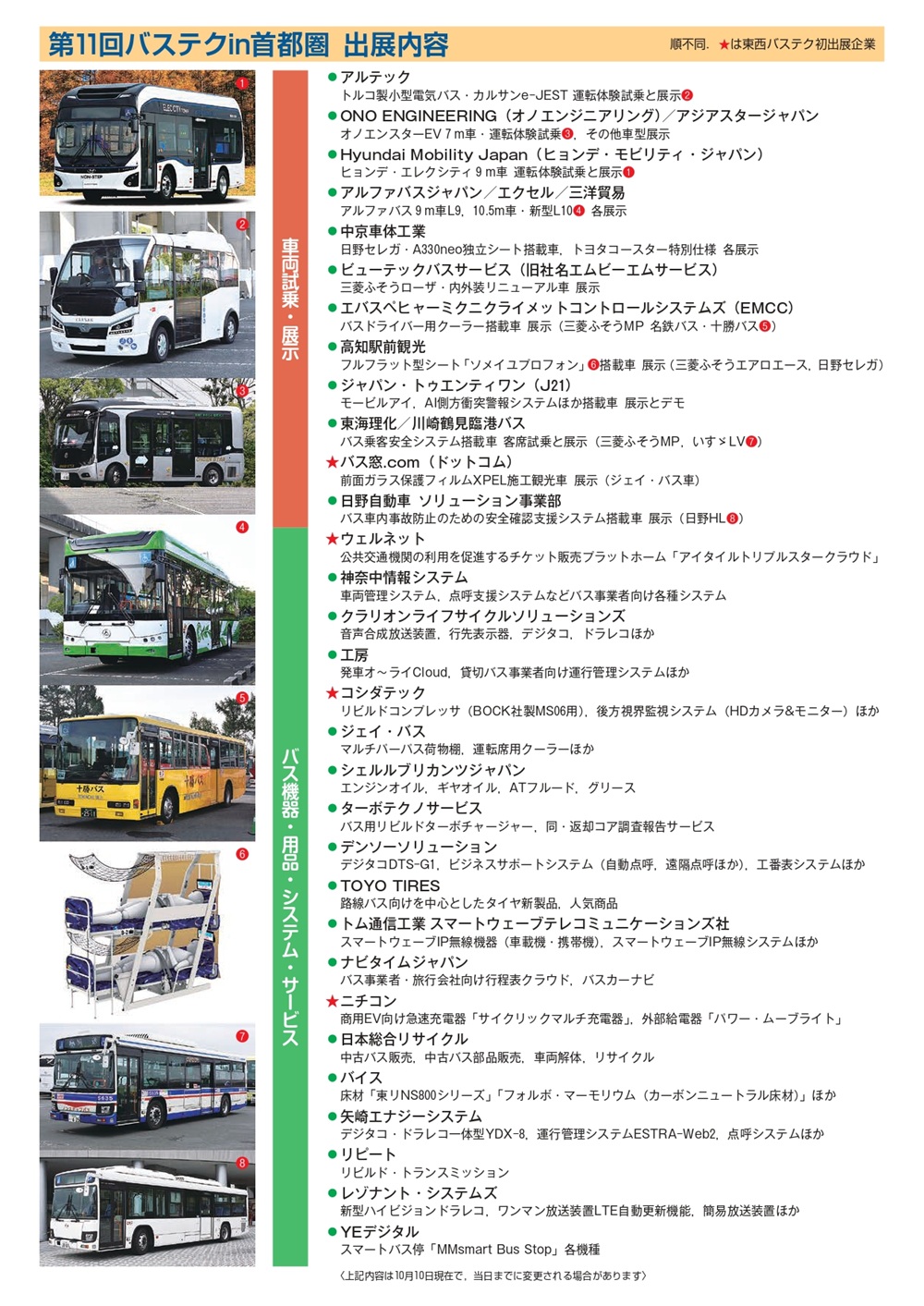 「第11回バステクin首都圏」チラシ裏
