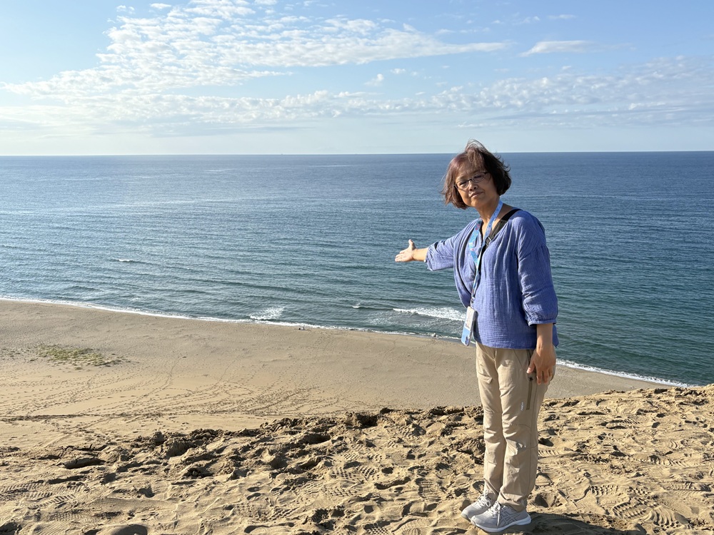 大国主命と白兎が出会った海岸にて