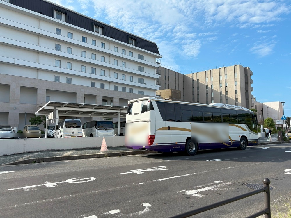 松江しんじ湖温泉駅の貸切バス乗り場