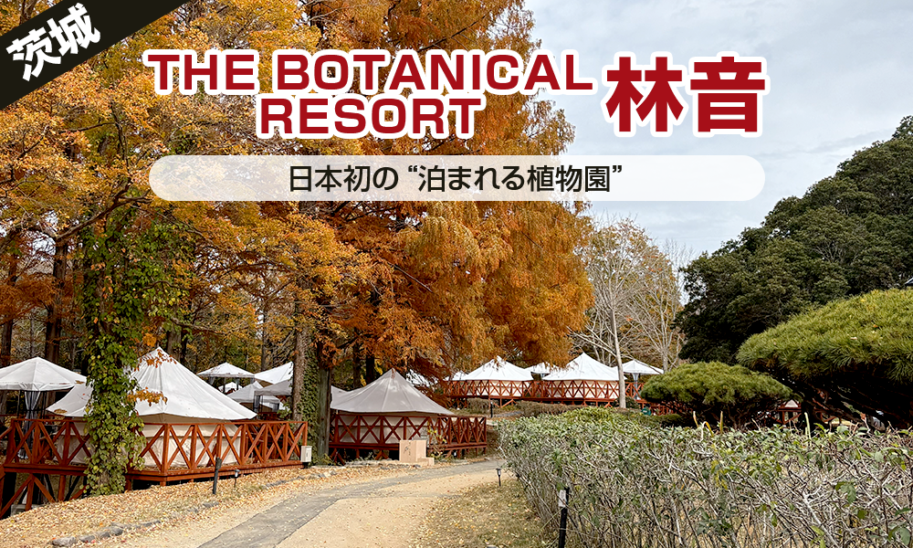 団体旅行も受入OK!日本初の“泊まれる植物園”「THE BOTANICAL RESORT 林音」ってどんなとこ?