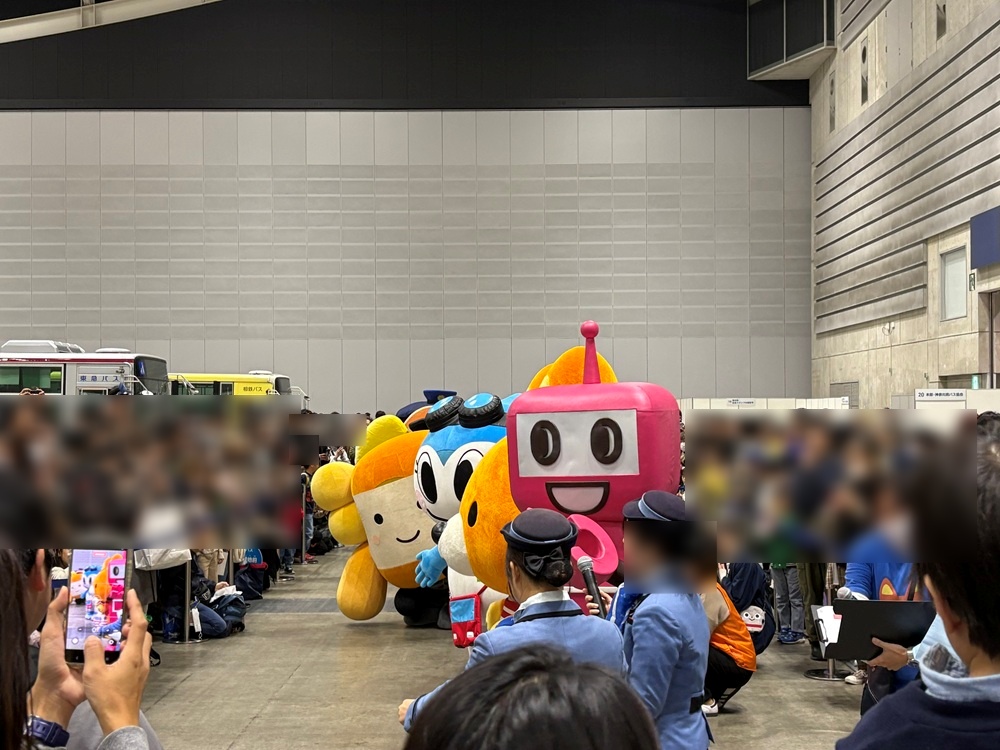 キャラクターたちのグリーティングイベント