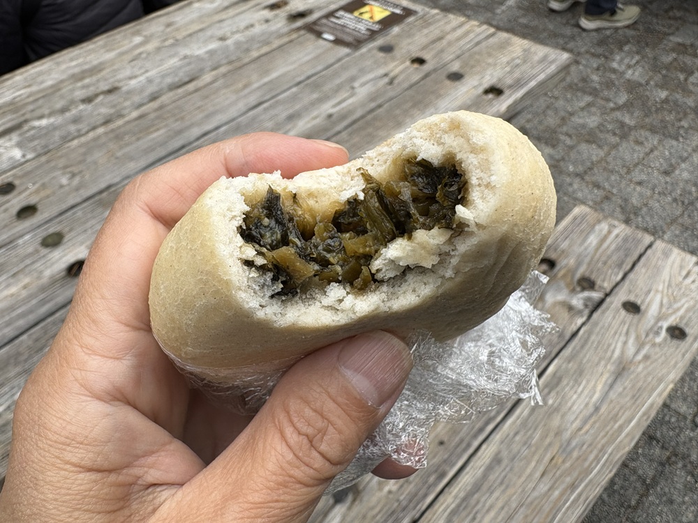 野沢菜のおやき