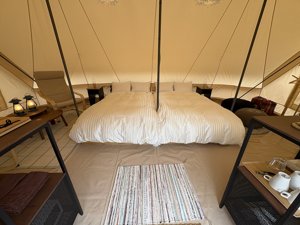 ホテル並みの快適でラグジュアリーな滞在が楽しめる