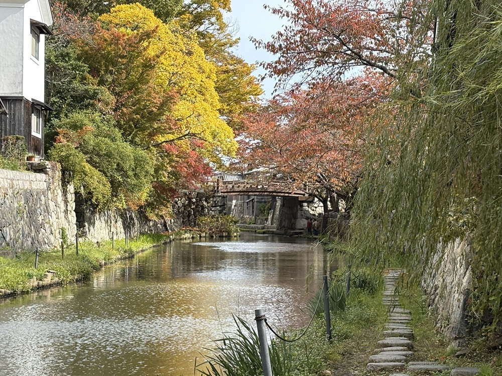 情緒ある水辺と街並み