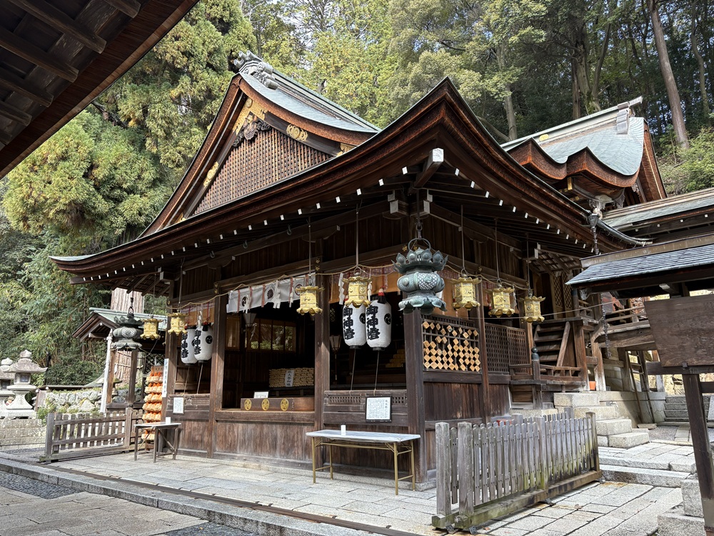 木造三間社流造千鳥破風向拝付　本殿