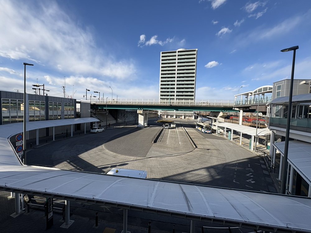 新川崎駅の貸切バス乗り場