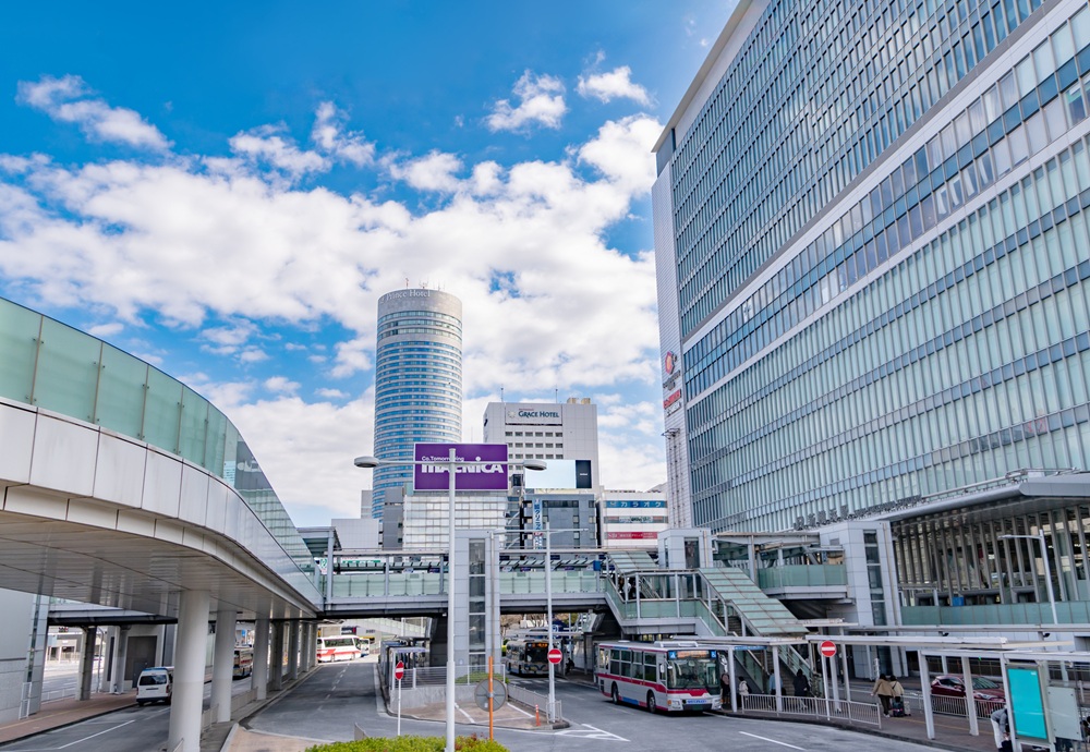 新横浜駅の貸切バス乗り場